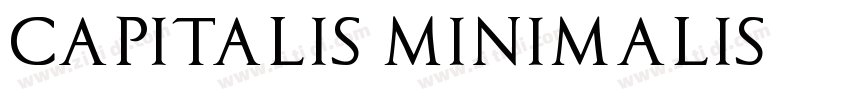 Capitalis Minimalis字体转换